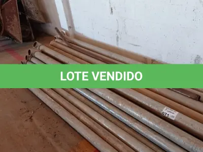 LOTE 071 - 01-LOTE C/ CANOS TUBULARES (NO ESTADO)