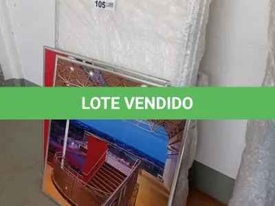 LOTE 105 - 01-LOTE C/ MOLDURAS PARA QUADROS (NO ESTADO)