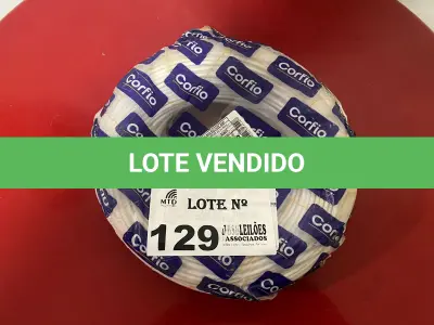 LOTE 129 - 01 ROLO DE CABO FLEX ANTICHAMA450/750 COR BRANCO 2.5MM 100 METROS MARCA CORFIO (NOVO) (NO ESTADO)