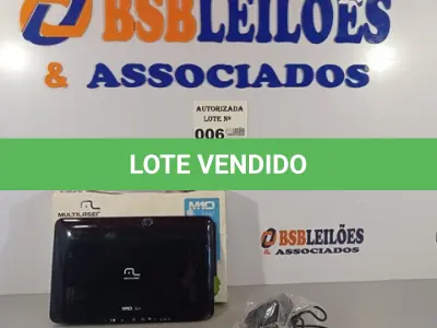 LOTE 006 - 01 TABLET MARCA MULTILAZER MODELO M10. (NO ESTADO, NÃO SABEMOS SE FUNCIONA. LEILÃO NÃO TEM GARANTIA E NEM DEVOLUÇÃO).