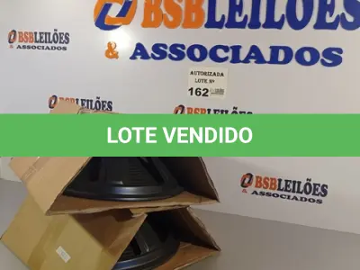 LOTE 162 - 02 ALTO-FALANTES PARA CAIXA AMPLIFICADA MONDIAL. (NO ESTADO, NÃO SABEMOS SE FUNCIONA. LEILÃO NÃO TEM GARANTIA E NEM DEVOLUÇÃO).