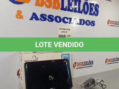 LOTE 006 - 01 TABLET MARCA MULTILAZER MODELO M10. (NO ESTADO, NÃO SABEMOS SE FUNCIONA. LEILÃO NÃO TEM GARANTIA E NEM DEVOLUÇÃO).