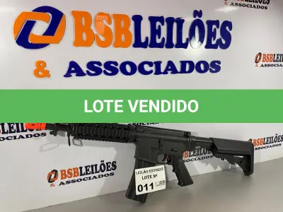LOTE 011 - 01 METRALHADORA AIRSOFT (NO ESTADO, NÃO SABEMOS SE FUNCIONA. LEILÃO NÃO TEM GARANTIA E NEM DEVOLUÇÃO)