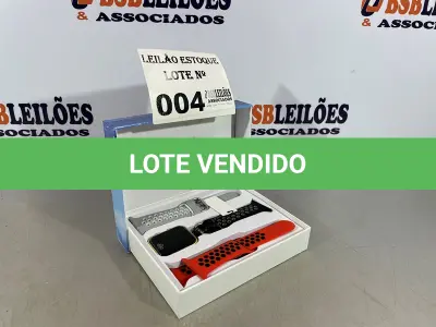 LOTE 004 - 01 SMARTWATCH COM MULTIPLAS (NO ESTADO, NÃO SABEMOS SE FUNCIONA. LEILÃO NÃO TEM GARANTIA E NEM DEVOLUÇÃO)PULSEIRAS