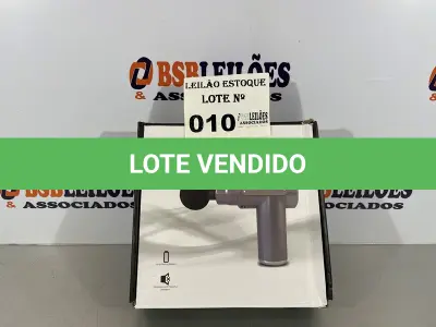 LOTE 010 - 01 PISTOLA DE MASSAGEM ELETRICA VERDE CROMADA (NO ESTADO, NÃO SABEMOS SE FUNCIONA. LEILÃO NÃO TEM GARANTIA E NEM DEVOLUÇÃO)