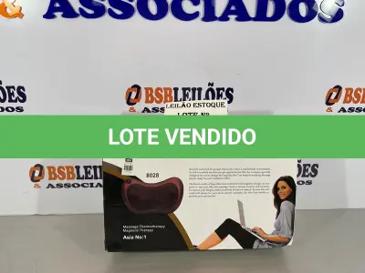 LOTE 022 - 01 ALMOFADA ELETRICA MASSAGEADORA COM AQUECIMENTO EMBUTIDO (NO ESTADO, NÃO SABEMOS SE FUNCIONA. LEILÃO NÃO TEM GARANTIA E NEM DEVOLUÇÃO)
