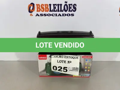 LOTE 025 - 01 CAIXA DE SOM TAMANHO MEDIO (NO ESTADO, NÃO SABEMOS SE FUNCIONA. LEILÃO NÃO TEM GARANTIA E NEM DEVOLUÇÃO)