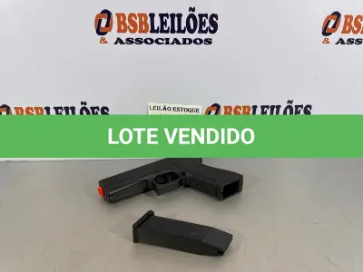 LOTE 012 - 01 PISTOLA GLOCK AIRSOFT (NO ESTADO, NÃO SABEMOS SE FUNCIONA. LEILÃO NÃO TEM GARANTIA E NEM DEVOLUÇÃO)