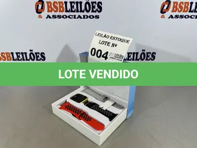 LOTE 004 - 01 SMARTWATCH COM MULTIPLAS (NO ESTADO, NÃO SABEMOS SE FUNCIONA. LEILÃO NÃO TEM GARANTIA E NEM DEVOLUÇÃO)PULSEIRAS