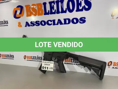 LOTE 011 - 01 METRALHADORA AIRSOFT (NO ESTADO, NÃO SABEMOS SE FUNCIONA. LEILÃO NÃO TEM GARANTIA E NEM DEVOLUÇÃO)