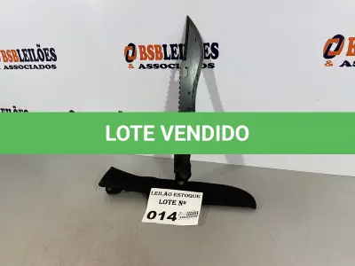 LOTE 014 - 01 FACA MILITAR NA COR PRETA (NO ESTADO, NÃO SABEMOS SE FUNCIONA. LEILÃO NÃO TEM GARANTIA E NEM DEVOLUÇÃO)