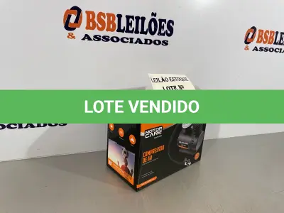 LOTE 021 - 01 COMPRESSOR DE AR ELETRICO (NO ESTADO, NÃO SABEMOS SE FUNCIONA. LEILÃO NÃO TEM GARANTIA E NEM DEVOLUÇÃO)