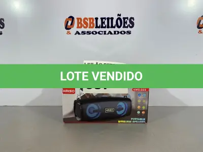 LOTE 037 - 01 CAIXA DE SOM TAMANHO M (NO ESTADO, NÃO SABEMOS SE FUNCIONA. LEILÃO NÃO TEM GARANTIA E NEM DEVOLUÇÃO)