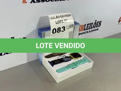 LOTE 083 - 01 SMARTWATCH COM MÚLTIPLAS PULSEIRAS (NO ESTADO, NÃO SABEMOS SE FUNCIONA. LEILÃO NÃO TEM GARANTIA E NEM DEVOLUÇÃO)