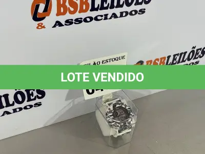 LOTE 047 - 01 RELÓGIO MILITAR CAMUFLADO BRANCO COM PRETO (NO ESTADO, NÃO SABEMOS SE FUNCIONA. LEILÃO NÃO TEM GARANTIA E NEM DEVOLUÇÃO)
