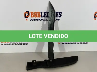 LOTE 064 - 01 FACA MILITAR TATICA OPERACIONAL (NO ESTADO, NÃO SABEMOS SE FUNCIONA. LEILÃO NÃO TEM GARANTIA E NEM DEVOLUÇÃO)
