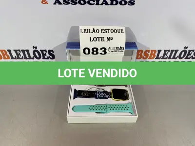 LOTE 083 - 01 SMARTWATCH COM MÚLTIPLAS PULSEIRAS (NO ESTADO, NÃO SABEMOS SE FUNCIONA. LEILÃO NÃO TEM GARANTIA E NEM DEVOLUÇÃO)