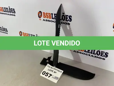LOTE 057 - 01 FACA OPERACIONAL TATICA (NO ESTADO, NÃO SABEMOS SE FUNCIONA. LEILÃO NÃO TEM GARANTIA E NEM DEVOLUÇÃO)