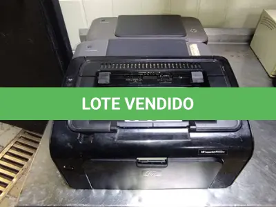 LOTE 026 - 03 IMPRESSORAS, MARCA HP, SENDO 02 DESKJETS 1000 E 01 LASERJET P 1102.(NO ESTADO DE CONSERVAÇÃO QUE SE ENCONTRAM. LEILÃO NÃO TEM GARANTIA E NEM DEVOLUÇÃO).