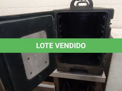 LOTE 008 - 01 CAIXA TÉRMICA HOT-BOX PARA REFEIÇÃO.(NO ESTADO DE CONSERVAÇÃO QUE SE ENCONTRA. LEILÃO NÃO TEM GARANTIA E NEM DEVOLUÇÃO).