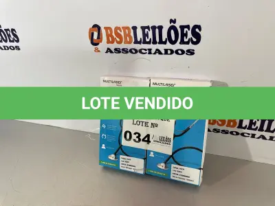LOTE 034 - 02 ESTETOSCÓPIOS MEDICOS NOVOS (NO ESTADO, NÃO SABEMOS SE FUNCIONA. LEILÃO NÃO TEM GARANTIA E NEM DEVOLUÇÃO)