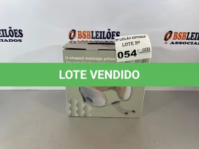 LOTE 054 - 01 MASSAGEADOR ELETRICO PARA PESCOçO (NO ESTADO, NÃO SABEMOS SE FUNCIONA. LEILÃO NÃO TEM GARANTIA E NEM DEVOLUÇÃO)