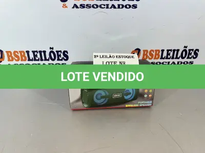 LOTE 039 - 01 CAIXA DE SOM BLUETOOTH NOVA (NO ESTADO, NÃO SABEMOS SE FUNCIONA. LEILÃO NÃO TEM GARANTIA E NEM DEVOLUÇÃO)