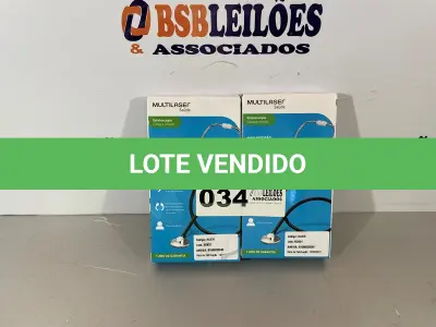 LOTE 034 - 02 ESTETOSCÓPIOS MEDICOS NOVOS (NO ESTADO, NÃO SABEMOS SE FUNCIONA. LEILÃO NÃO TEM GARANTIA E NEM DEVOLUÇÃO)