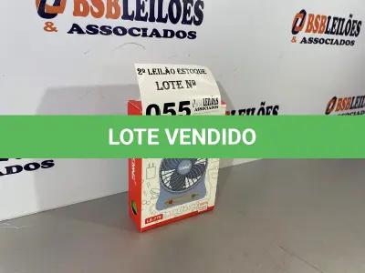 LOTE 055 - 01 VENTILADOR DE MESA PORTATIL USB (NO ESTADO, NÃO SABEMOS SE FUNCIONA. LEILÃO NÃO TEM GARANTIA E NEM DEVOLUÇÃO)