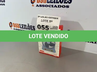 LOTE 055 - 01 VENTILADOR DE MESA PORTATIL USB (NO ESTADO, NÃO SABEMOS SE FUNCIONA. LEILÃO NÃO TEM GARANTIA E NEM DEVOLUÇÃO)
