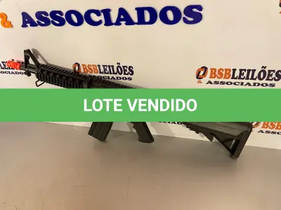 LOTE 003 - 01 METRALHADORA AIRSOFT (NO ESTADO, NÃO SABEMOS SE FUNCIONA. LEILÃO NÃO TEM GARANTIA E NEM DEVOLUÇÃO)
