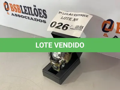 LOTE 026 - 01 RELÓGIO MILITAR CAMUFLADO (NO ESTADO, NÃO SABEMOS SE FUNCIONA. LEILÃO NÃO TEM GARANTIA E NEM DEVOLUÇÃO)