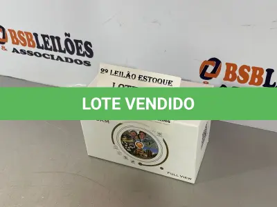 LOTE 019 - 01 CÂMERA AO VIVO EM FORMATO DE LÂMPADA NOVA (NO ESTADO, NÃO SABEMOS SE FUNCIONA. LEILÃO NÃO TEM GARANTIA E NEM DEVOLUÇÃO)