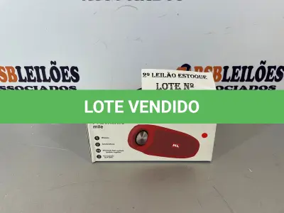 LOTE 062 - 01 CAIXA DE SOM BLUETOOTH (NO ESTADO, NÃO SABEMOS SE FUNCIONA. LEILÃO NÃO TEM GARANTIA E NEM DEVOLUÇÃO)