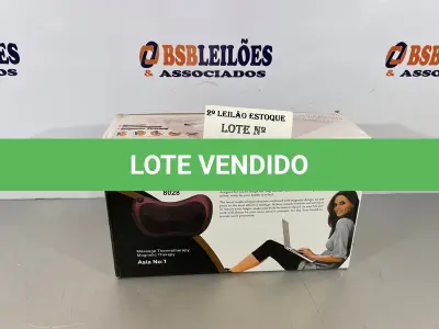 LOTE 032 - 01 MASSAGEADOR COM AQUECIMENTO ELETRICO (NO ESTADO, NÃO SABEMOS SE FUNCIONA. LEILÃO NÃO TEM GARANTIA E NEM DEVOLUÇÃO)