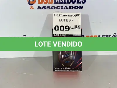 LOTE 009 - 01 MOUSE PARA GAMERS (NO ESTADO, NÃO SABEMOS SE FUNCIONA. LEILÃO NÃO TEM GARANTIA E NEM DEVOLUÇÃO)