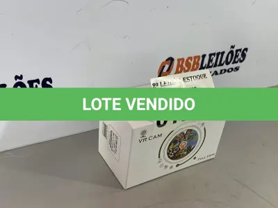 LOTE 019 - 01 CÂMERA AO VIVO EM FORMATO DE LÂMPADA NOVA (NO ESTADO, NÃO SABEMOS SE FUNCIONA. LEILÃO NÃO TEM GARANTIA E NEM DEVOLUÇÃO)