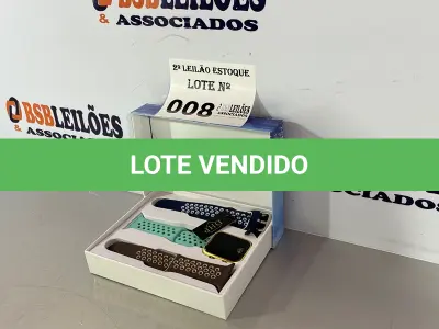 LOTE 008 - 01 RELÓGIO DIGITAL COM MULTIPLAS PULSEIRAS (NO ESTADO, NÃO SABEMOS SE FUNCIONA. LEILÃO NÃO TEM GARANTIA E NEM DEVOLUÇÃO)