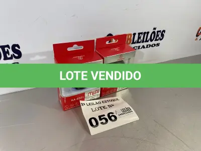 LOTE 056 - 02 CAIXAS DE SOM MINI BLUETOOTH (NO ESTADO, NÃO SABEMOS SE FUNCIONA. LEILÃO NÃO TEM GARANTIA E NEM DEVOLUÇÃO)