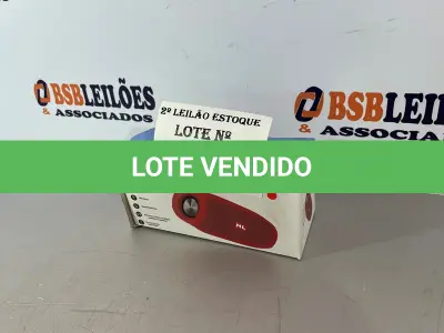 LOTE 068 - 01 CAIXA DE SOM BLUETOOTH (NO ESTADO, NÃO SABEMOS SE FUNCIONA. LEILÃO NÃO TEM GARANTIA E NEM DEVOLUÇÃO)