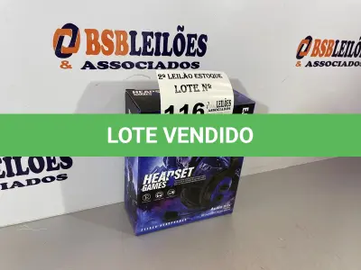 LOTE 116 - 01 FONE GAMER/HEADSET (NO ESTADO, NÃO SABEMOS SE FUNCIONA. LEILÃO NÃO TEM GARANTIA E NEM DEVOLUÇÃO)