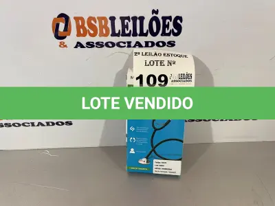 LOTE 109 - 01 ESTETOSCÓPIO MÉDICO (NO ESTADO, NÃO SABEMOS SE FUNCIONA. LEILÃO NÃO TEM GARANTIA E NEM DEVOLUÇÃO)