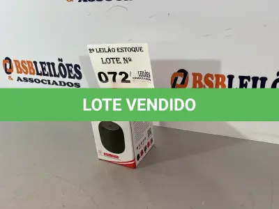 LOTE 072 - 01 CAIXINHA DE SOM BLUETOOTH (NO ESTADO, NÃO SABEMOS SE FUNCIONA. LEILÃO NÃO TEM GARANTIA E NEM DEVOLUÇÃO)