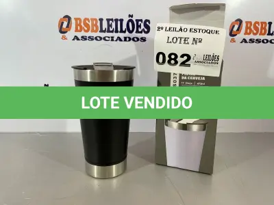 LOTE 082 - 01 COPO DE BEBIDA TIPO STANLEY (NO ESTADO, NÃO SABEMOS SE FUNCIONA. LEILÃO NÃO TEM GARANTIA E NEM DEVOLUÇÃO)