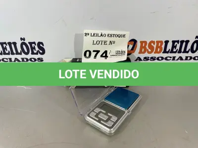 LOTE 074 - 01 BALANçA DIGITAL DE BOLSO (NO ESTADO, NÃO SABEMOS SE FUNCIONA. LEILÃO NÃO TEM GARANTIA E NEM DEVOLUÇÃO)