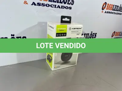 LOTE 086 - 01 FONE DE OUVIDO ESTEREO BLUETOOTH (NO ESTADO, NÃO SABEMOS SE FUNCIONA. LEILÃO NÃO TEM GARANTIA E NEM DEVOLUÇÃO)