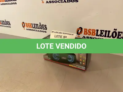 LOTE 081 - 01 CAIXA DE SOM BLUETOOTH (NO ESTADO, NÃO SABEMOS SE FUNCIONA. LEILÃO NÃO TEM GARANTIA E NEM DEVOLUÇÃO)