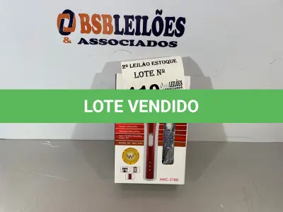 LOTE 110 - 01 BARBEADOR ELETRICO (NO ESTADO, NÃO SABEMOS SE FUNCIONA. LEILÃO NÃO TEM GARANTIA E NEM DEVOLUÇÃO)