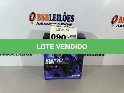 LOTE 090 -  01 HEADSET/ FONE GAMER (NO ESTADO, NÃO SABEMOS SE FUNCIONA. LEILÃO NÃO TEM GARANTIA E NEM DEVOLUÇÃO)