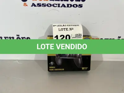 LOTE 120 - 01 GAMEPAD PARA CELULAR (NO ESTADO, NÃO SABEMOS SE FUNCIONA. LEILÃO NÃO TEM GARANTIA E NEM DEVOLUÇÃO)